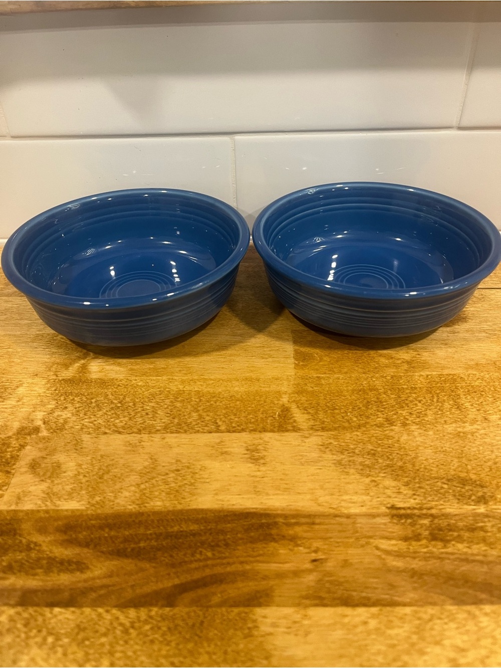 Fiestaware Cobalt Blue Serving Bowls - Set of 2